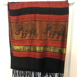 Pashmina Black Scarf